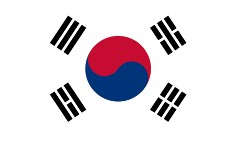 ゴルフ　韓国国旗