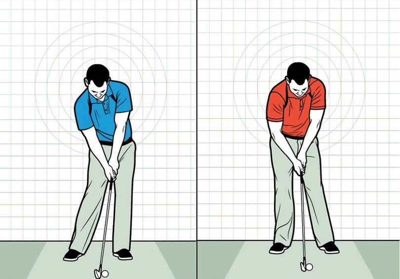 プロゴルファーとアマチュアゴルファーのインパクト比較